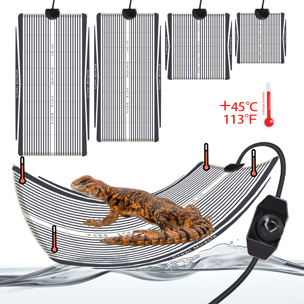 Reptile Heating Mat - 5W 15W 25W 35W Graphene Reptiles