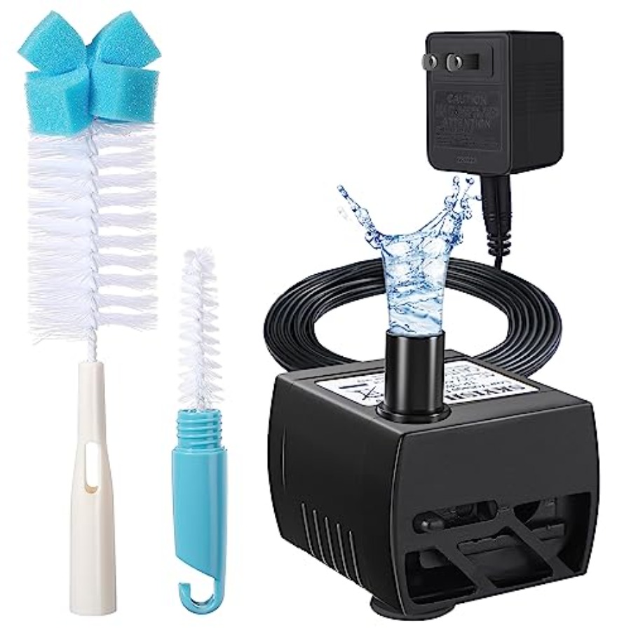 Pet Water Fountain - Pet Water Fountain Pump Compatible with