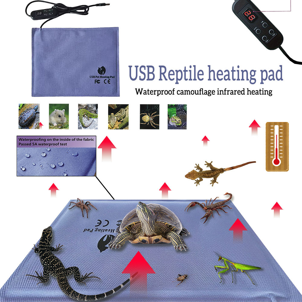 Reptile Heating Mat - USB Dual-Use Reptiles Heat Mat Smart