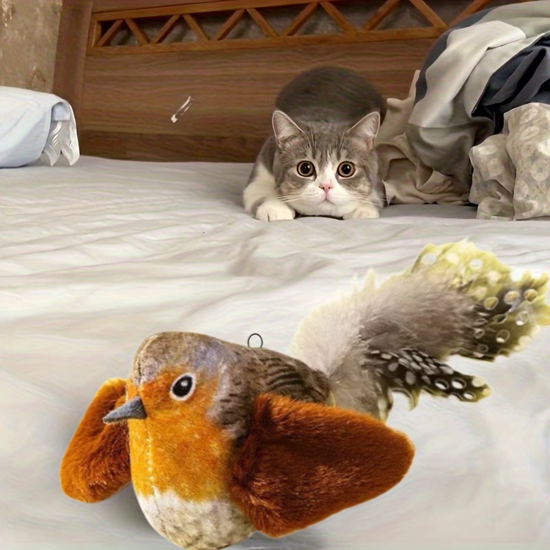 Self-playing Hanging Bird Cat  - Catnip Toys บทวิจารณ์และราคา