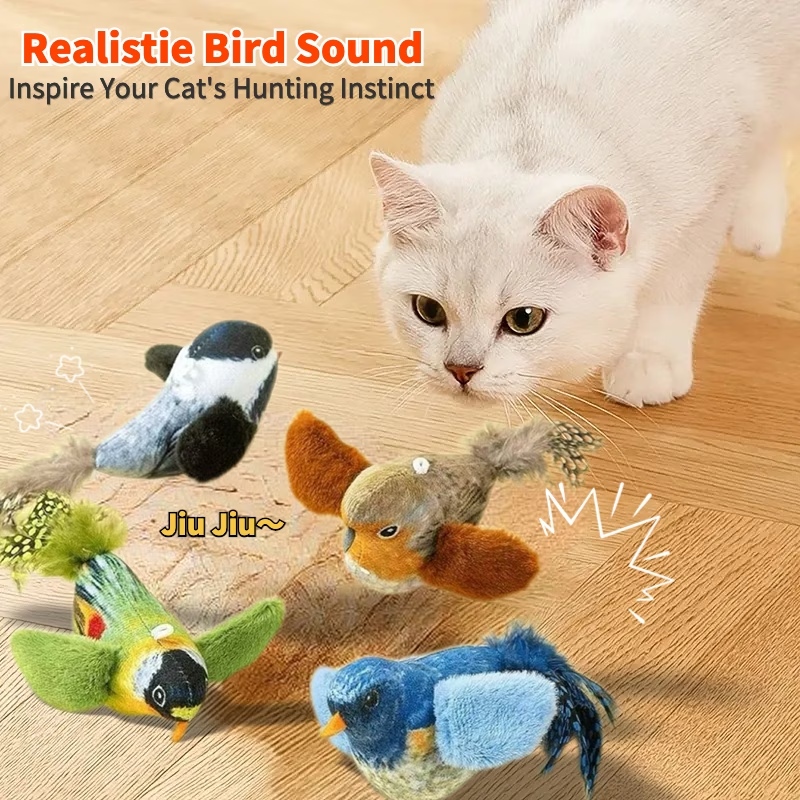Self-playing Hanging Bird Cat  - Catnip Toys บทวิจารณ์และราคา