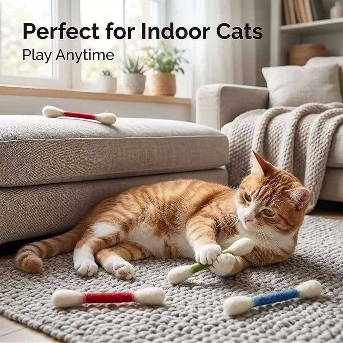 Creative Large Cotton Swab Sha - Catnip Toys บทวิจารณ์และราคา