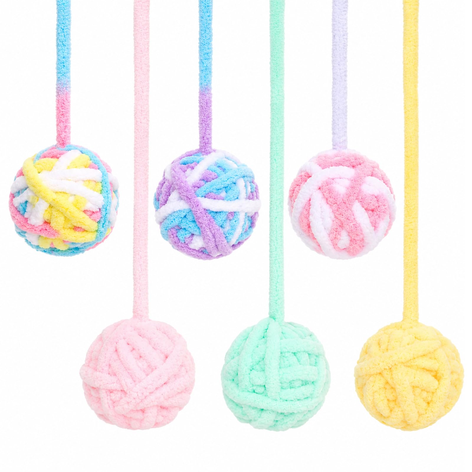 Cat Toys Balls Woolen Yarn Cat - Catnip Toys บทวิจารณ์และราคา