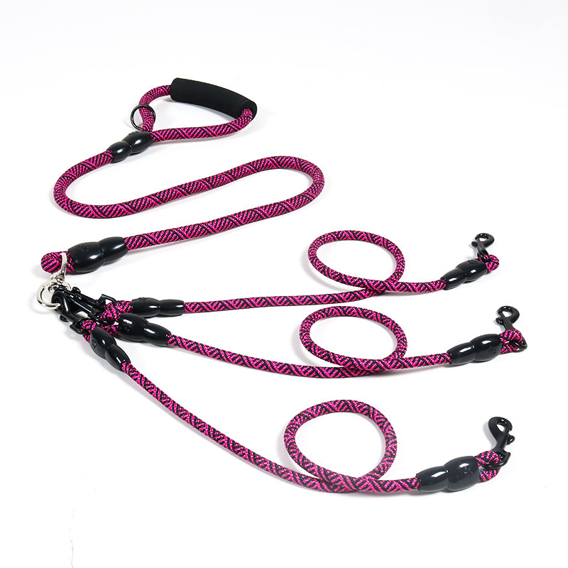 Nylon Weave Three Heads One Dr - Retractable Dog Leash บทวิจารณ์และราคา