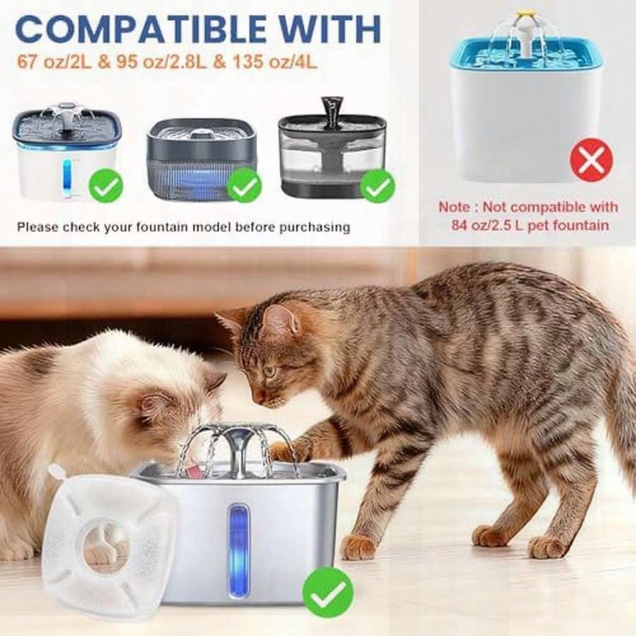 16 Pack Cat Water Fountain Rep - Pet Water Fountain บทวิจารณ์และราคา