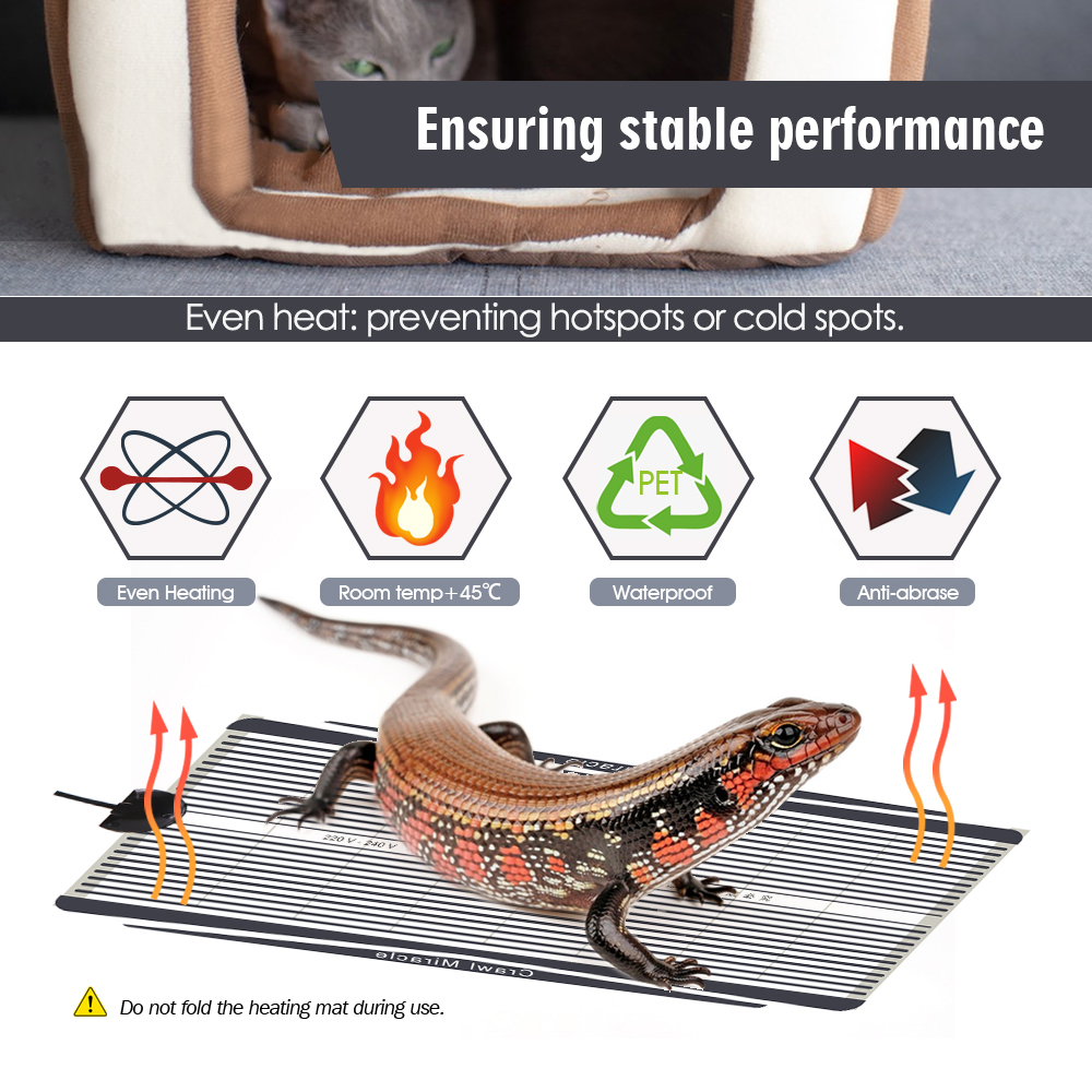5W 15W 25W 35W Graphene Reptil - Reptile Heating Mat บทวิจารณ์และราคา