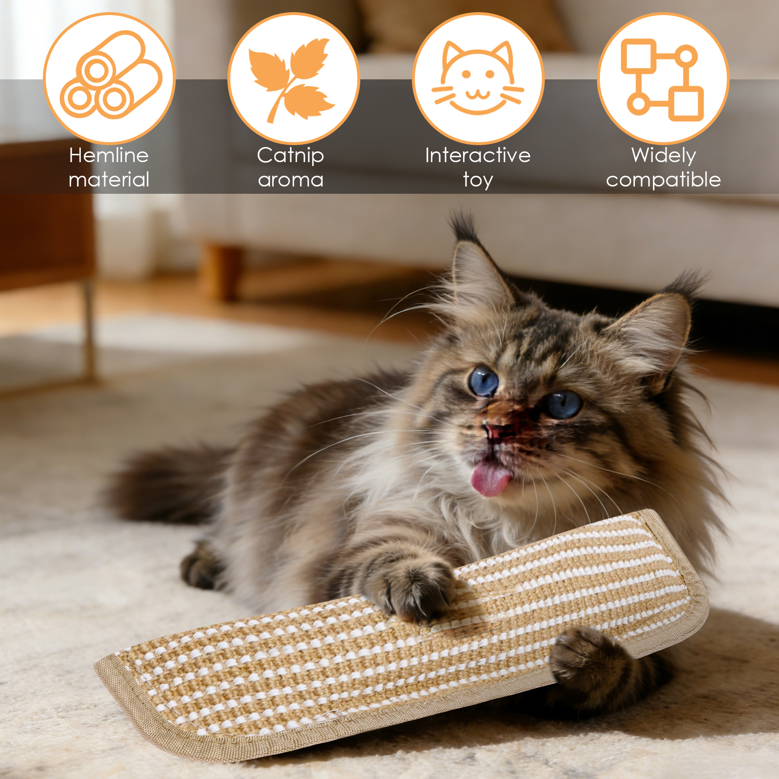3Pcs Catnip Scratching Pillow  - Catnip Toys บทวิจารณ์และราคา