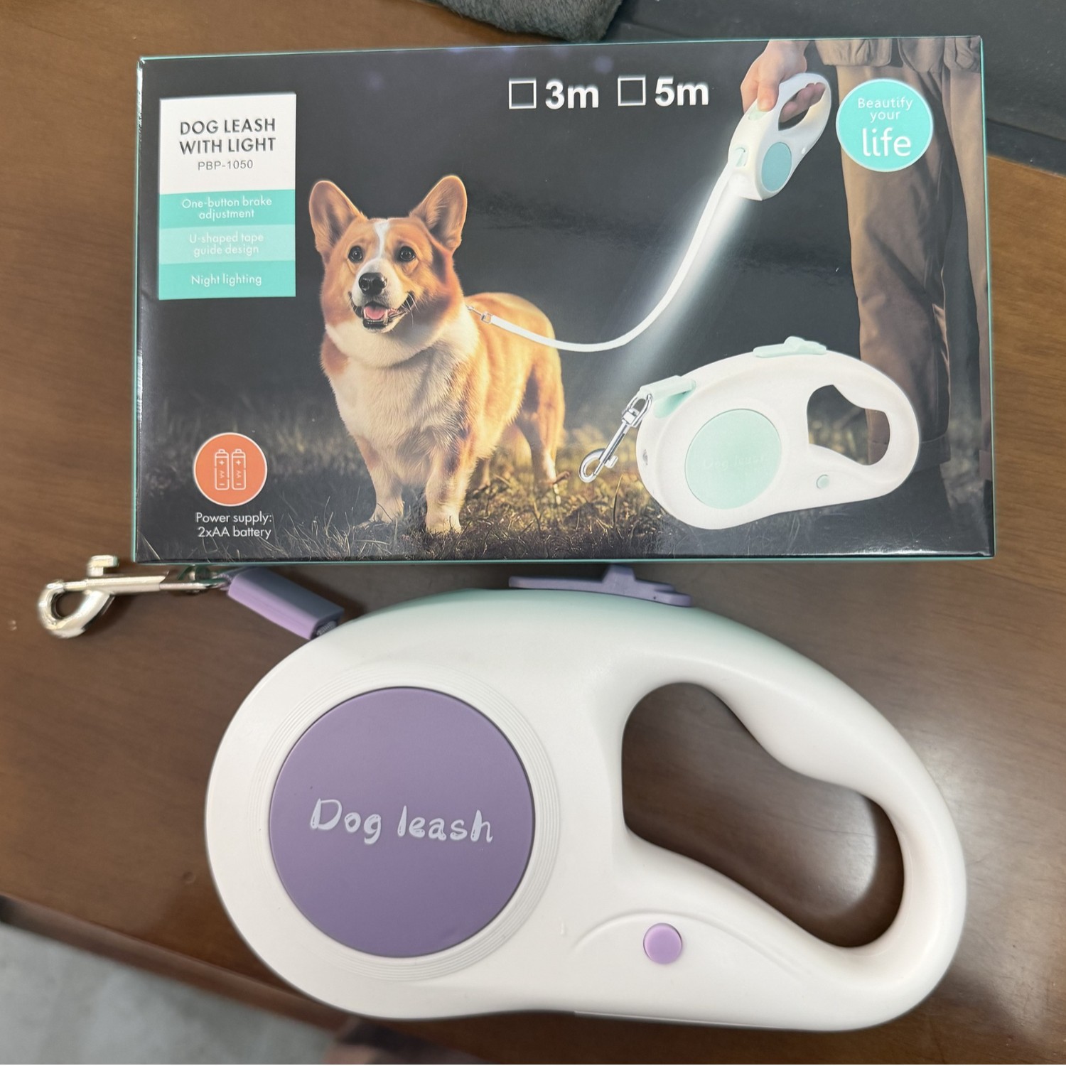 Pet leash Retractable leash La - Retractable Dog Leash บทวิจารณ์และราคา