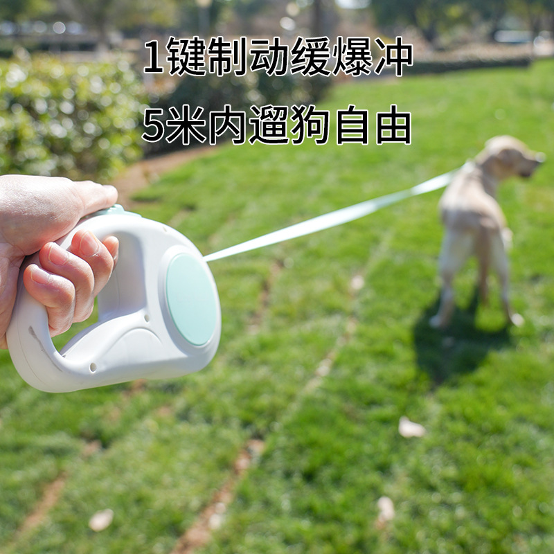 Pet leash Retractable leash La - Retractable Dog Leash บทวิจารณ์และราคา