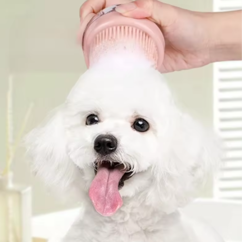 Pet Bathing Brush Soft Silicon - Pet Supplies Vending Machine บทวิจารณ์และราคา