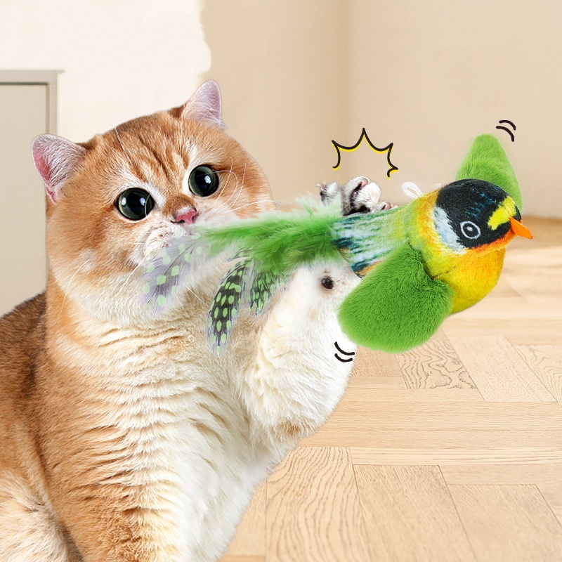 Indoor Interactive Birds Toy f - Catnip Toys บทวิจารณ์และราคา