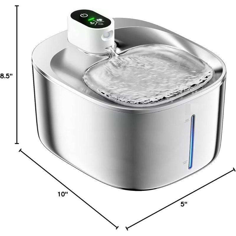 Stainless Steel Pet Water Bowl - Pet Water Fountain บทวิจารณ์และราคา