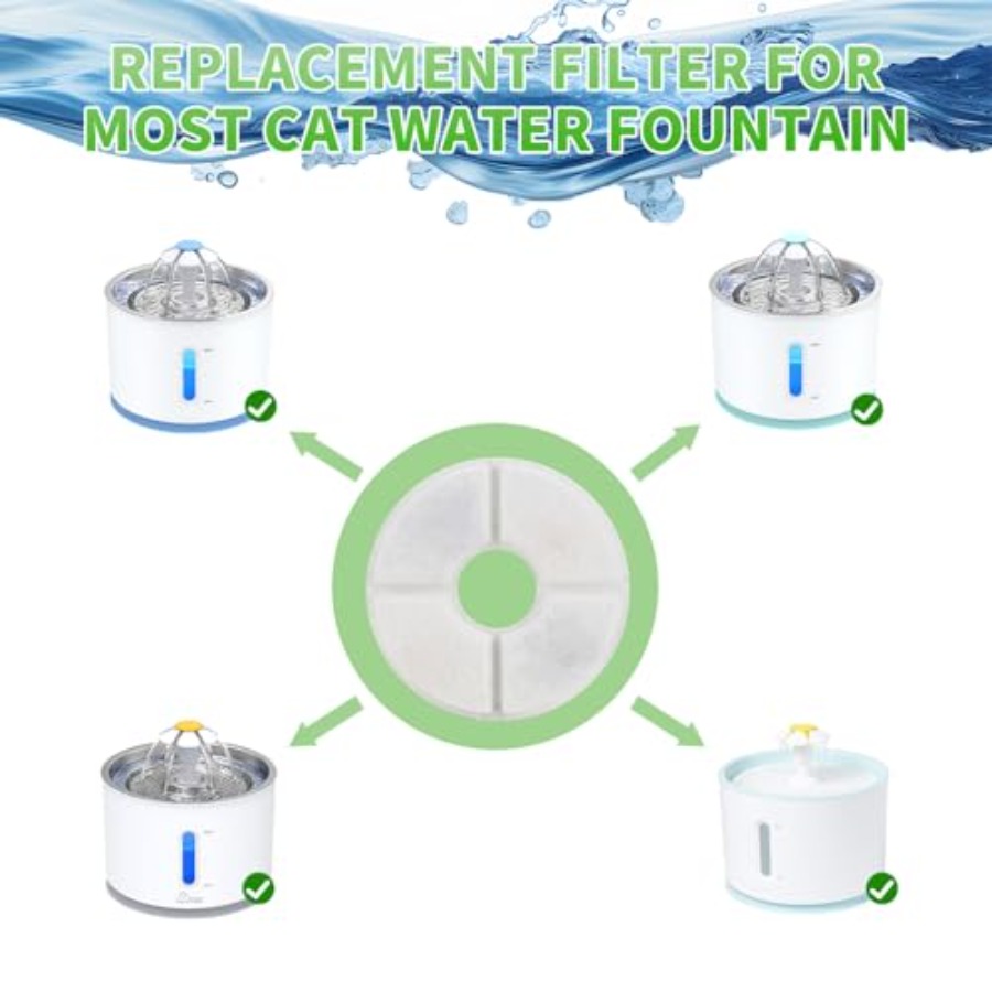Cat Water Fountain Filter Repl - Pet Water Fountain บทวิจารณ์และราคา