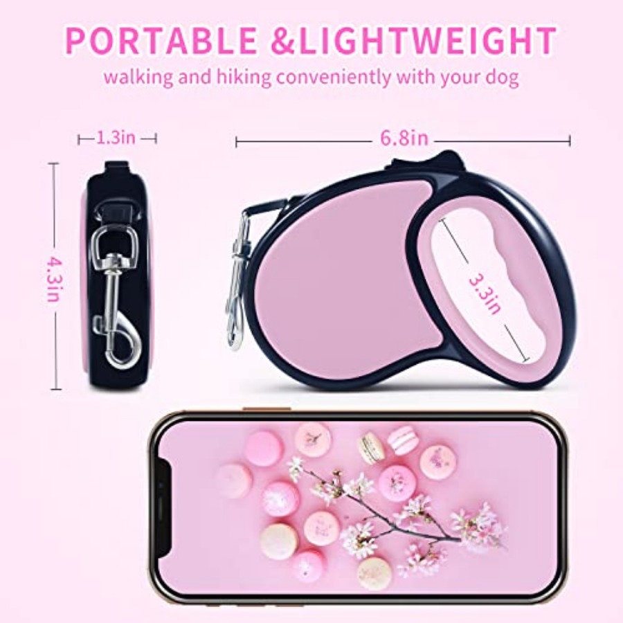 Retractable Dog Leash, [Strong - Retractable Dog Leash บทวิจารณ์และราคา