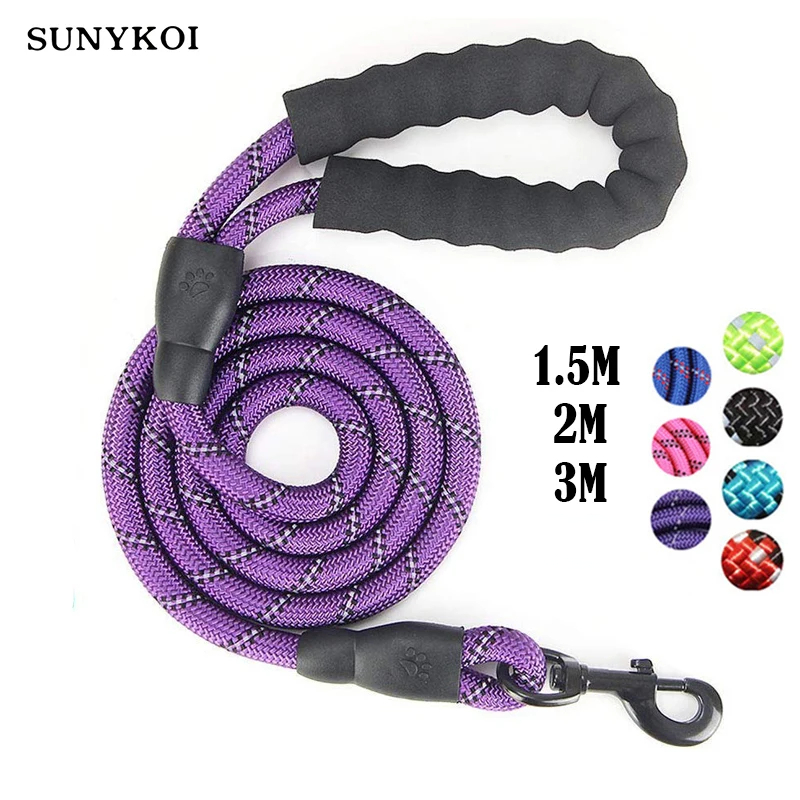 1.5M/2M/3M Large Dog Rope Roun - Retractable Dog Leash บทวิจารณ์และราคา