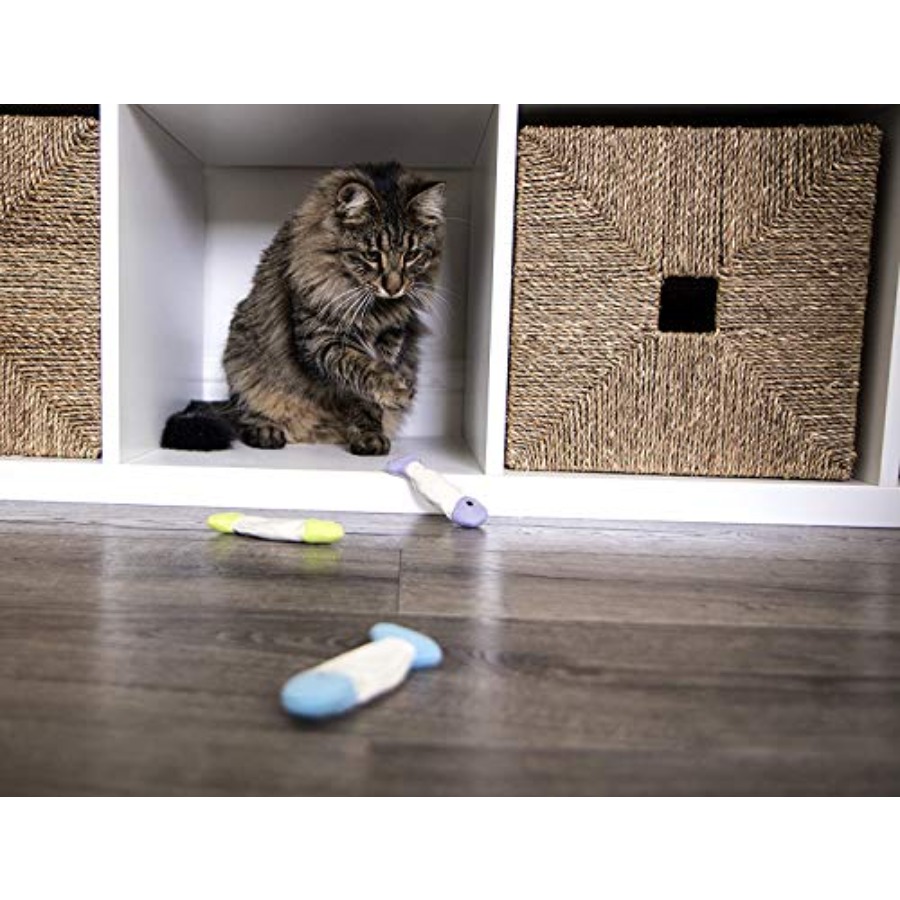 Fish Flop Crinkle Catnip Cat T - Catnip Toys บทวิจารณ์และราคา