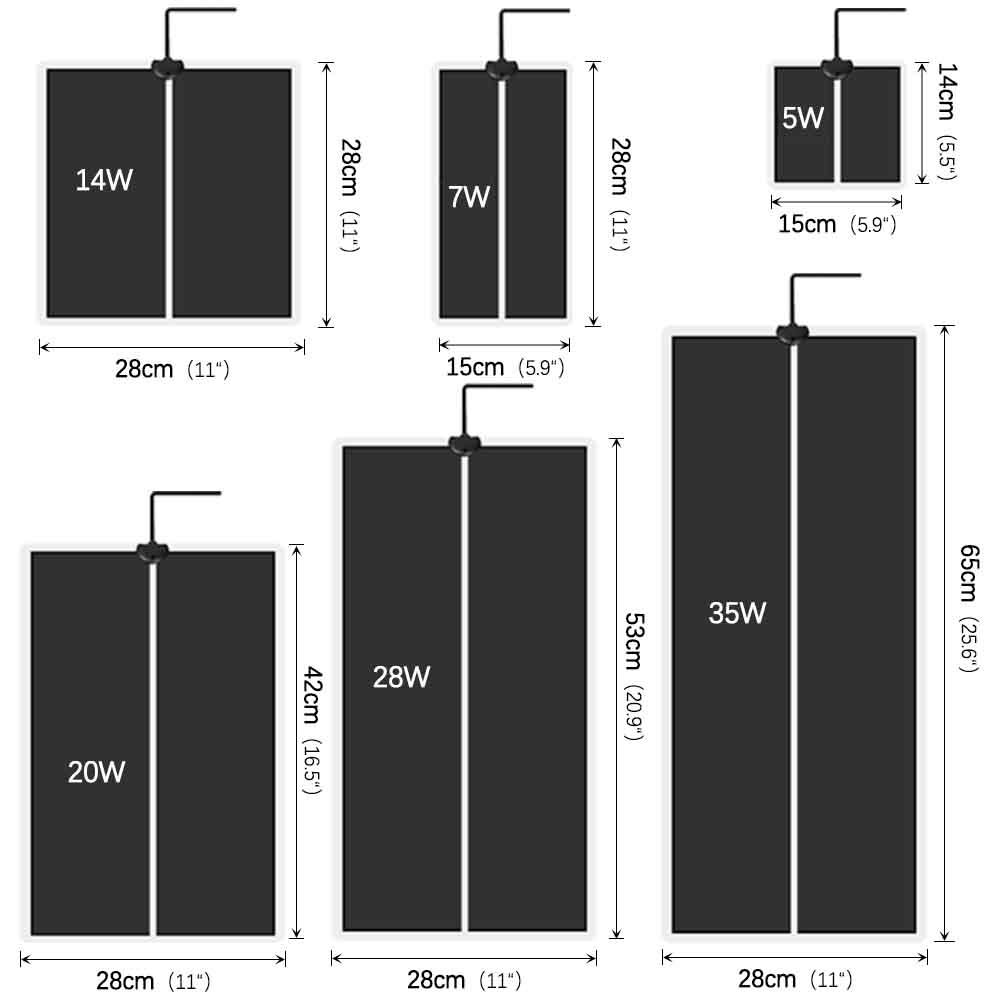 35W-5W Seeds Seedlings Plant H - Reptile Heating Mat บทวิจารณ์และราคา