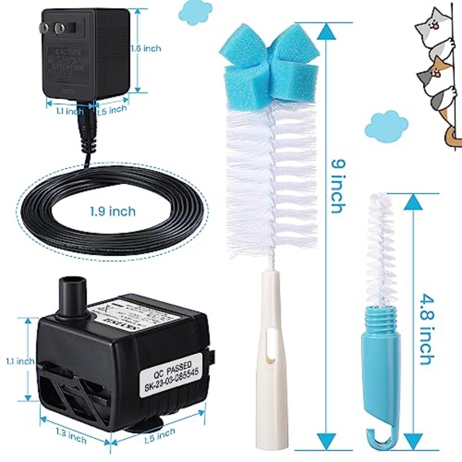 Pet Water Fountain Pump Compat - Pet Water Fountain บทวิจารณ์และราคา