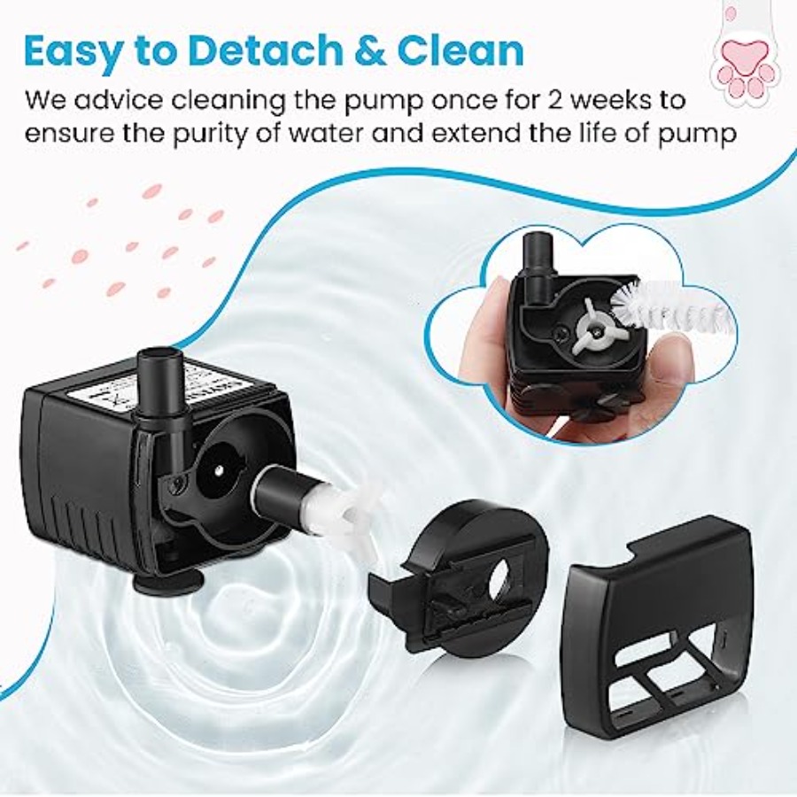 Pet Water Fountain Pump Compat - Pet Water Fountain บทวิจารณ์และราคา