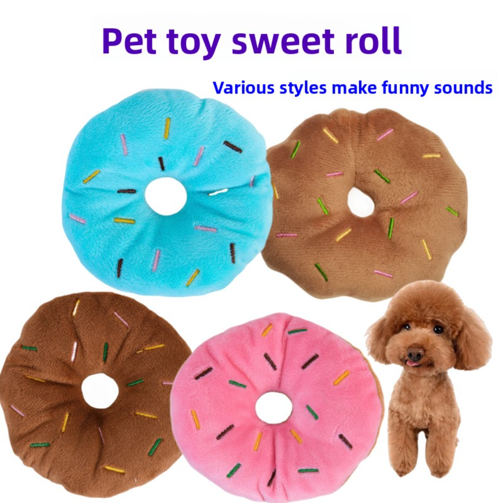 Pet Voice Dog Plush Doughnut T - Pet Supplies Amazon บทวิจารณ์และราคา