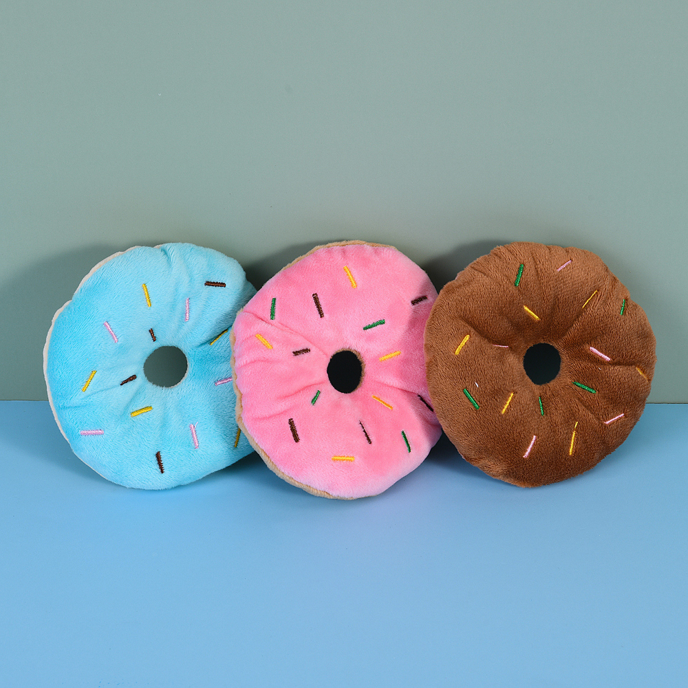 Pet Voice Dog Plush Doughnut T - Pet Supplies Amazon บทวิจารณ์และราคา