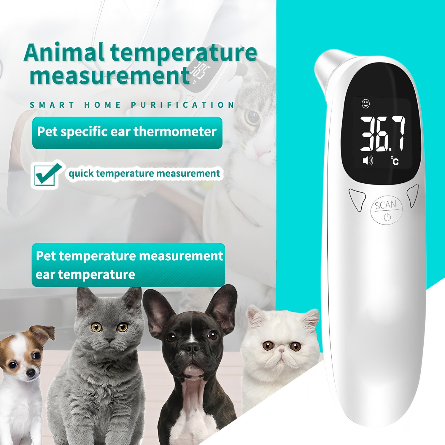 Pet Ear Digital Thermometer No - Pet Supplies Vending Machine บทวิจารณ์และราคา