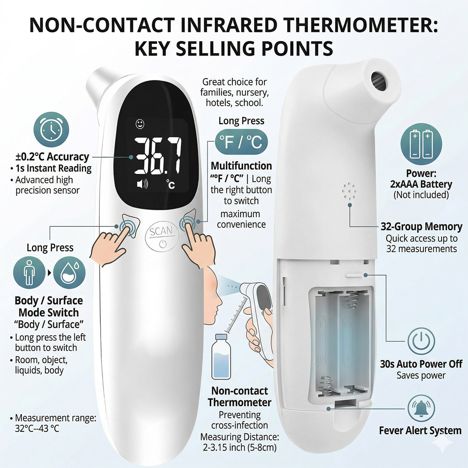 Pet Ear Digital Thermometer No - Pet Supplies Vending Machine บทวิจารณ์และราคา