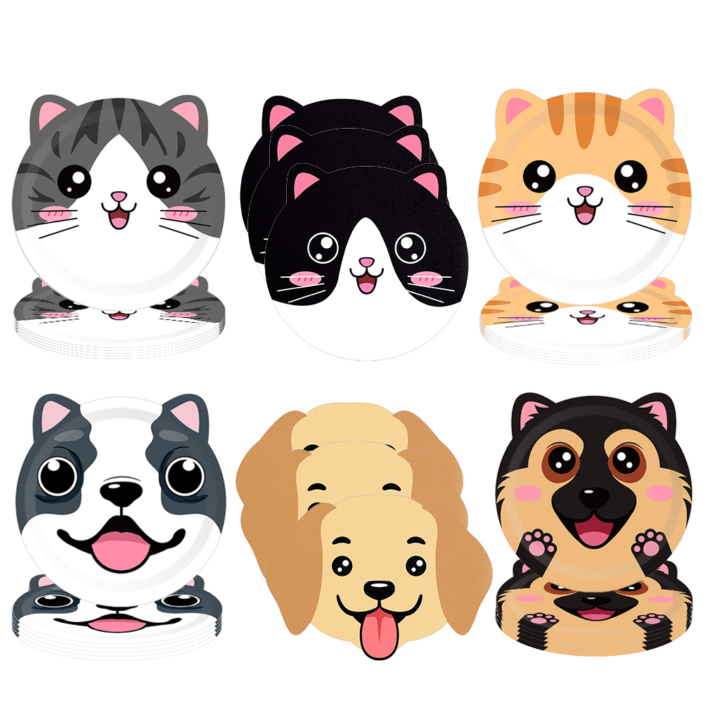 Cute Animals Party Paper Plate - Pet Supplies Warehouse บทวิจารณ์และราคา