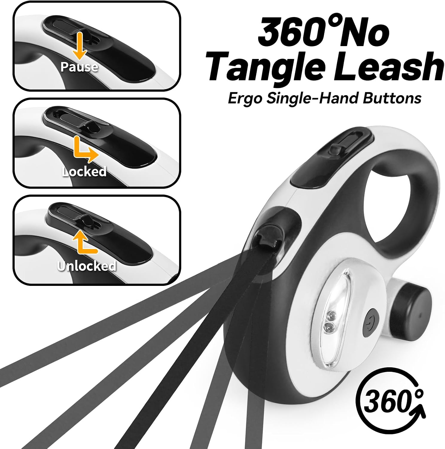 26ft Retractable Dog Leash for - Retractable Dog Leash บทวิจารณ์และราคา