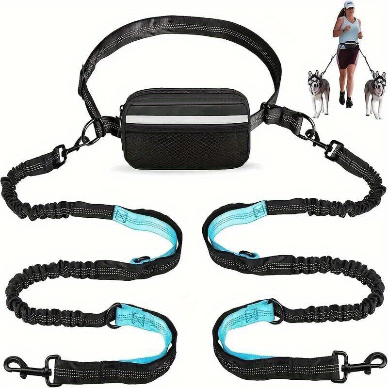 Adjustable Hands-Free Dog Runn - Retractable Dog Leash บทวิจารณ์และราคา