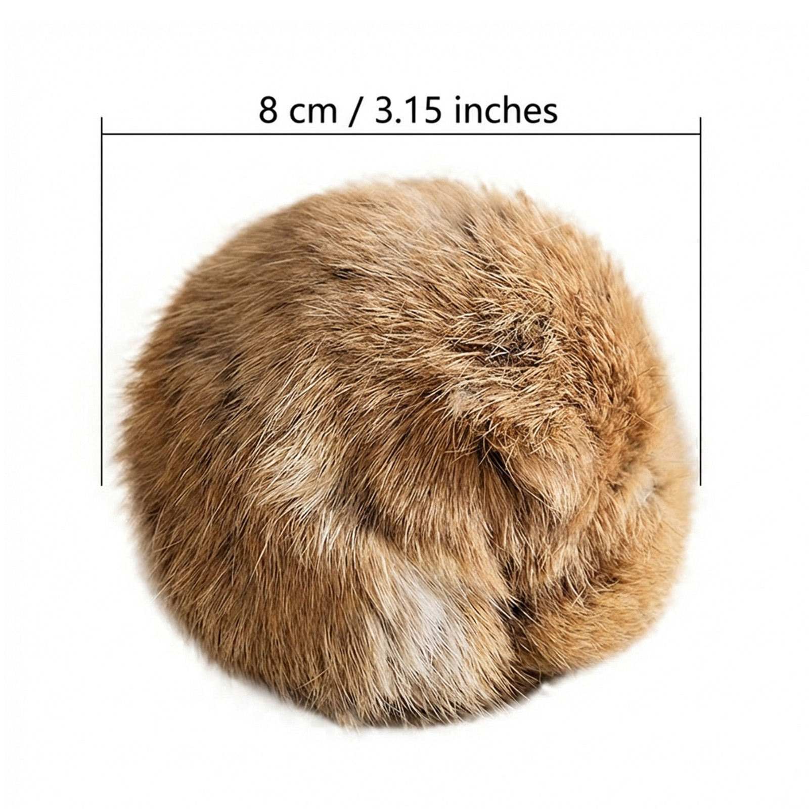 1/2/3/6pcs Rabbit Fur Ball Int - Catnip Toys บทวิจารณ์และราคา