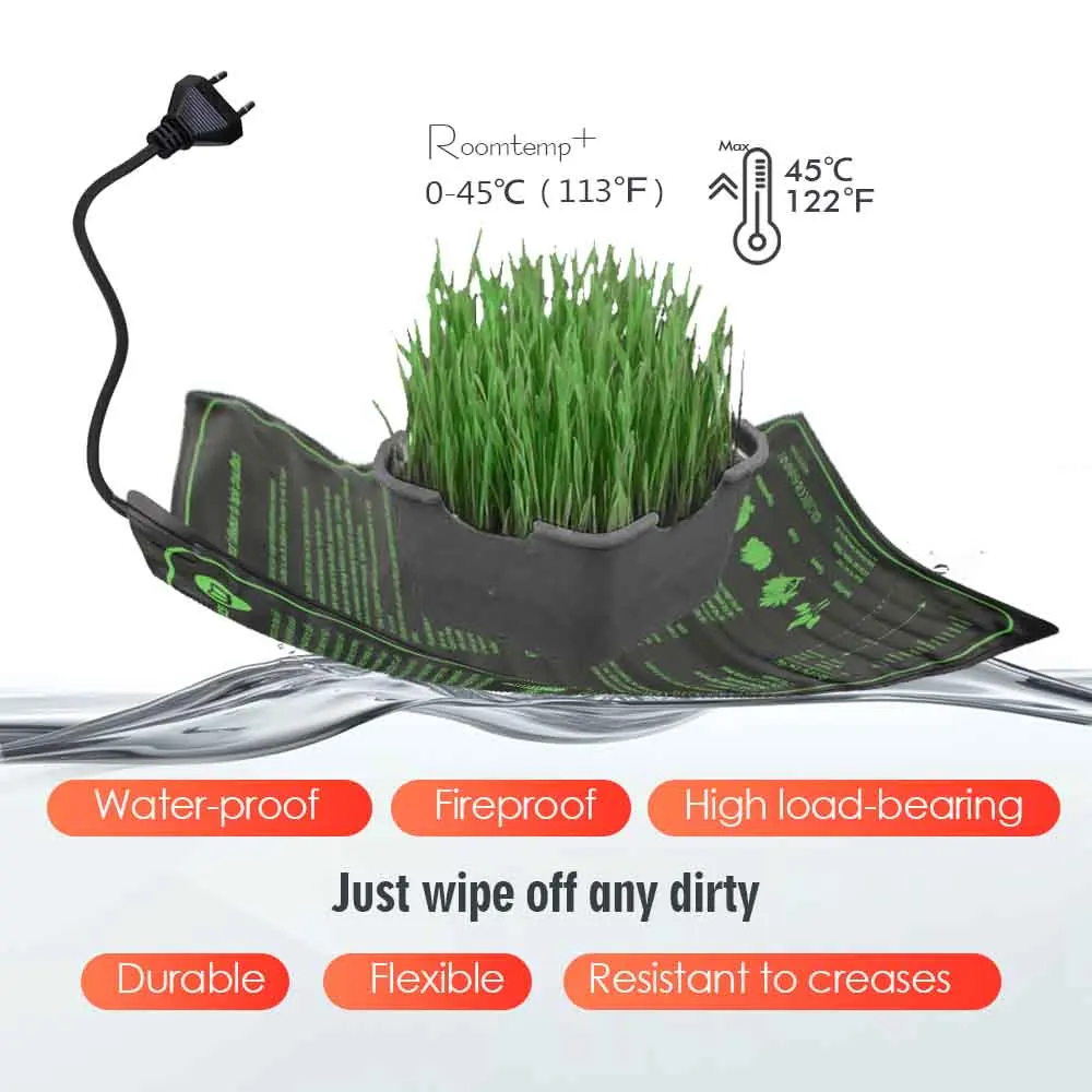 17.5/45/100W PVC Seedling Ther - Reptile Heating Mat บทวิจารณ์และราคา