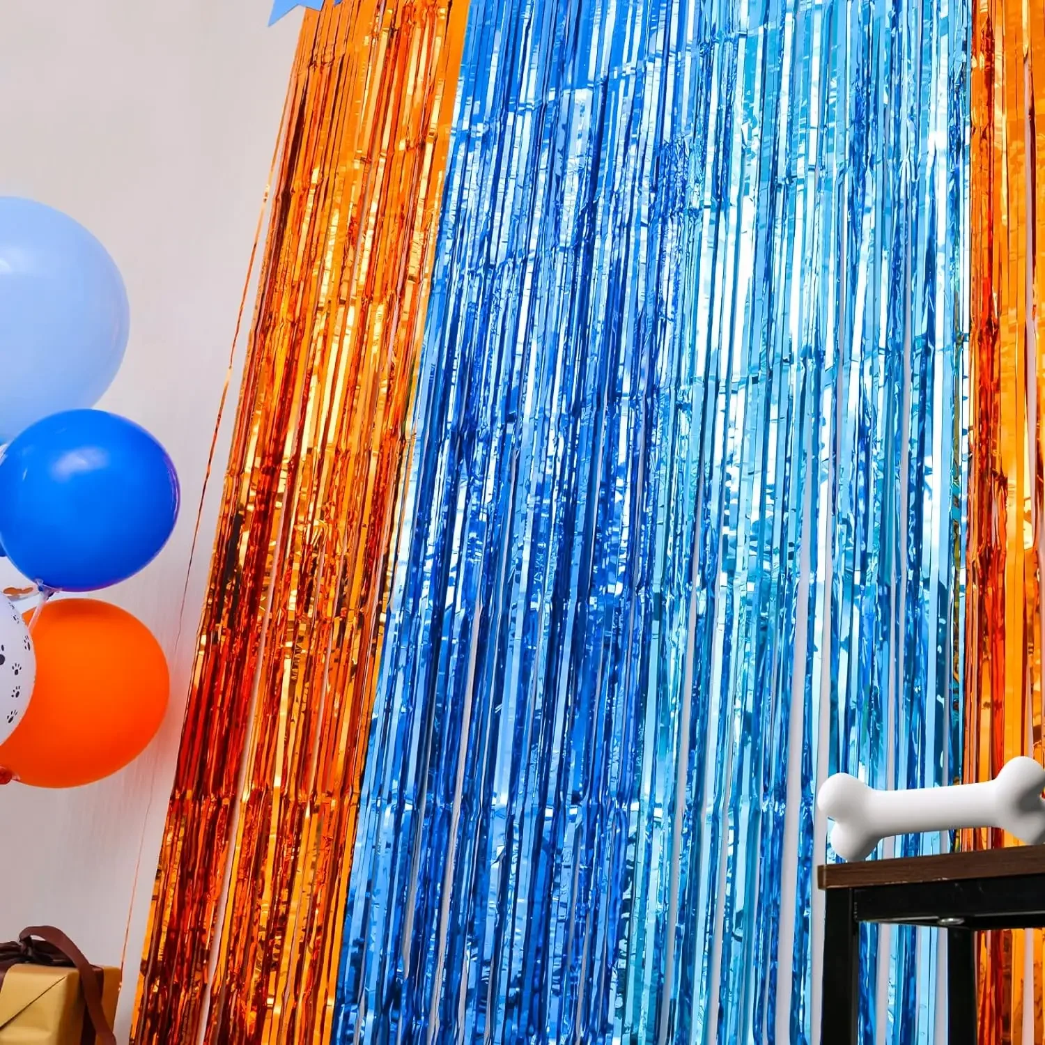 Orange Blue Dog Foil Fringe Cu - Pet Supplies Vending Machine บทวิจารณ์และราคา