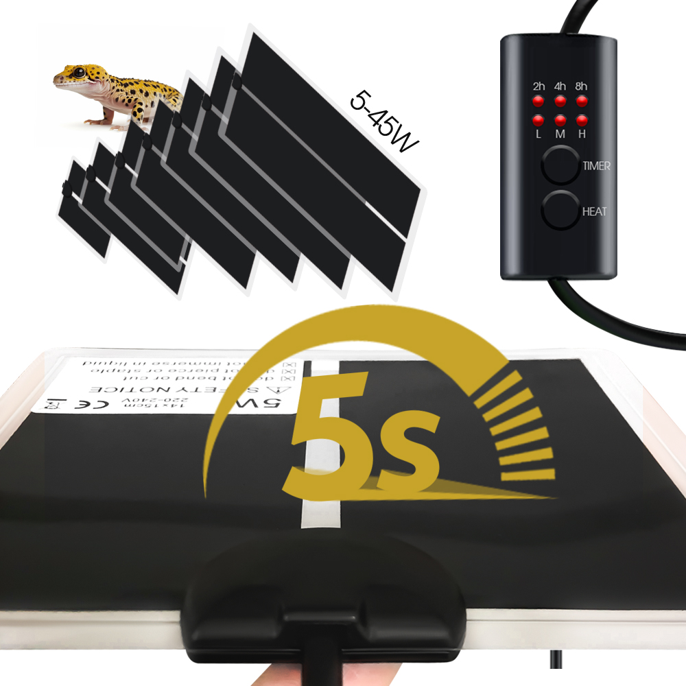 EU Plug 5-20W Reptiles Adjusta - Reptile Heating Mat บทวิจารณ์และราคา