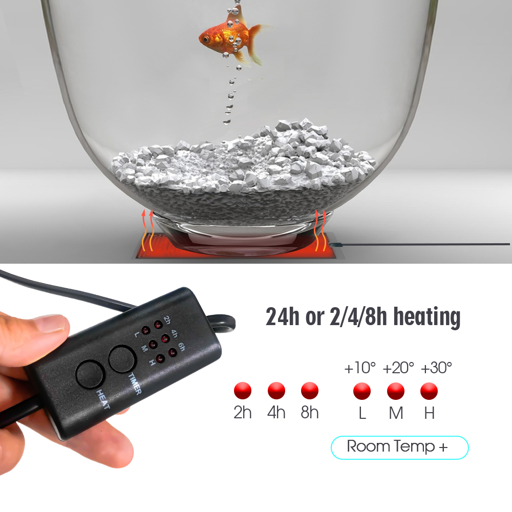 EU Plug 5-20W Reptiles Adjusta - Reptile Heating Mat บทวิจารณ์และราคา