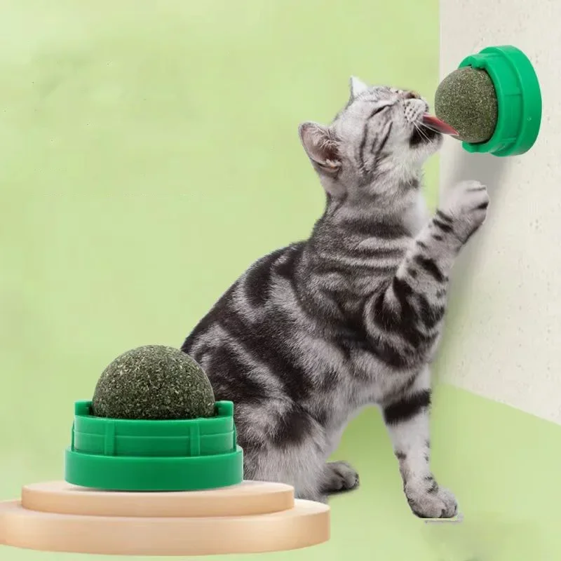 Catnip Cat Wall Sticky Ball To - Catnip Toys บทวิจารณ์และราคา