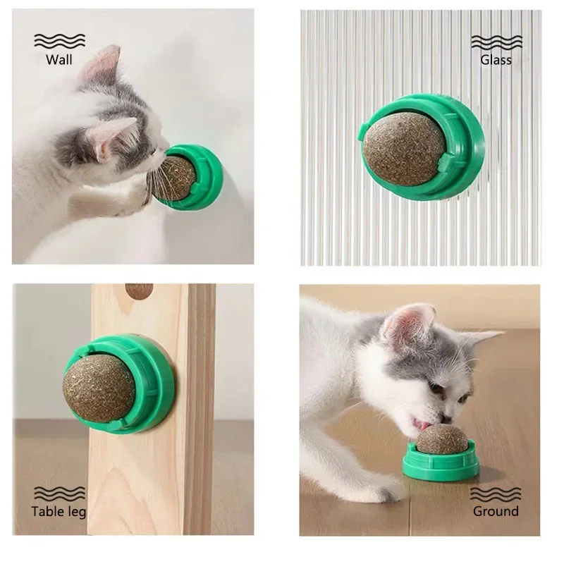 Catnip Cat Wall Sticky Ball To - Catnip Toys บทวิจารณ์และราคา