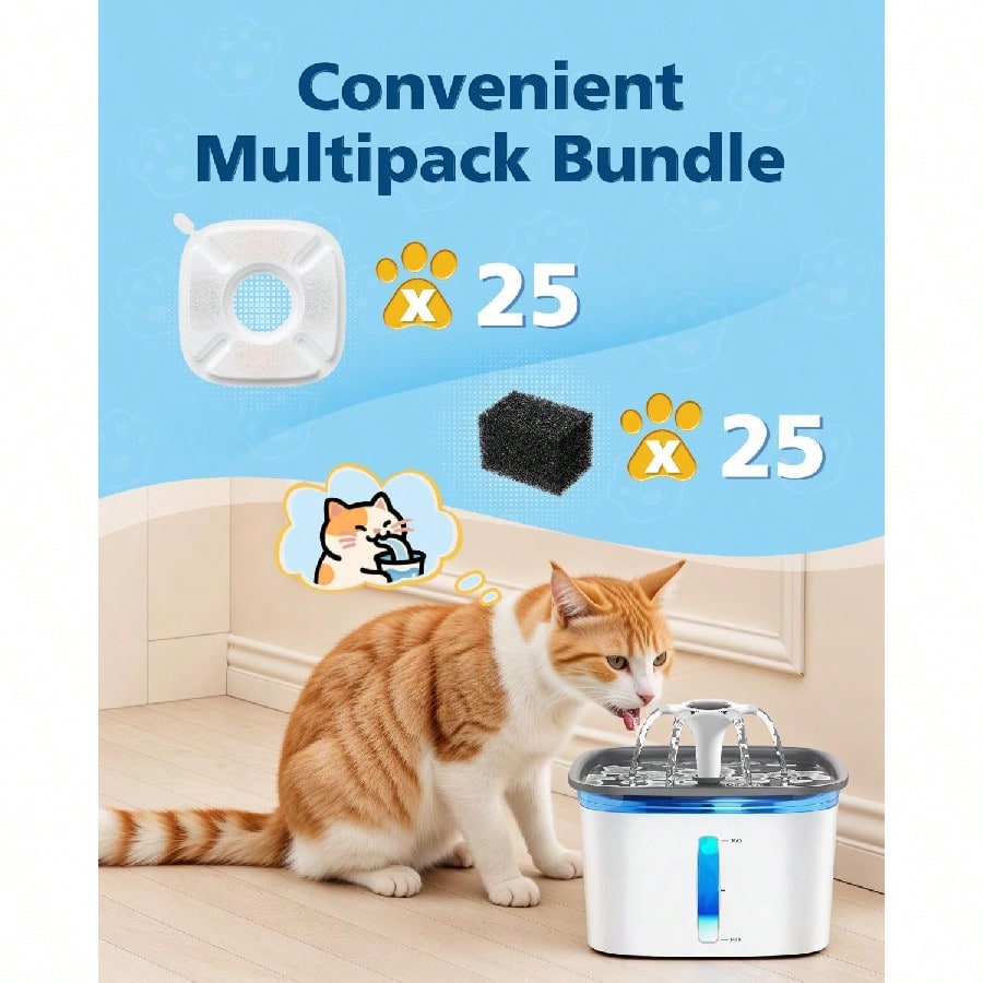 Cat Water Fountain Filters For - Pet Water Fountain บทวิจารณ์และราคา