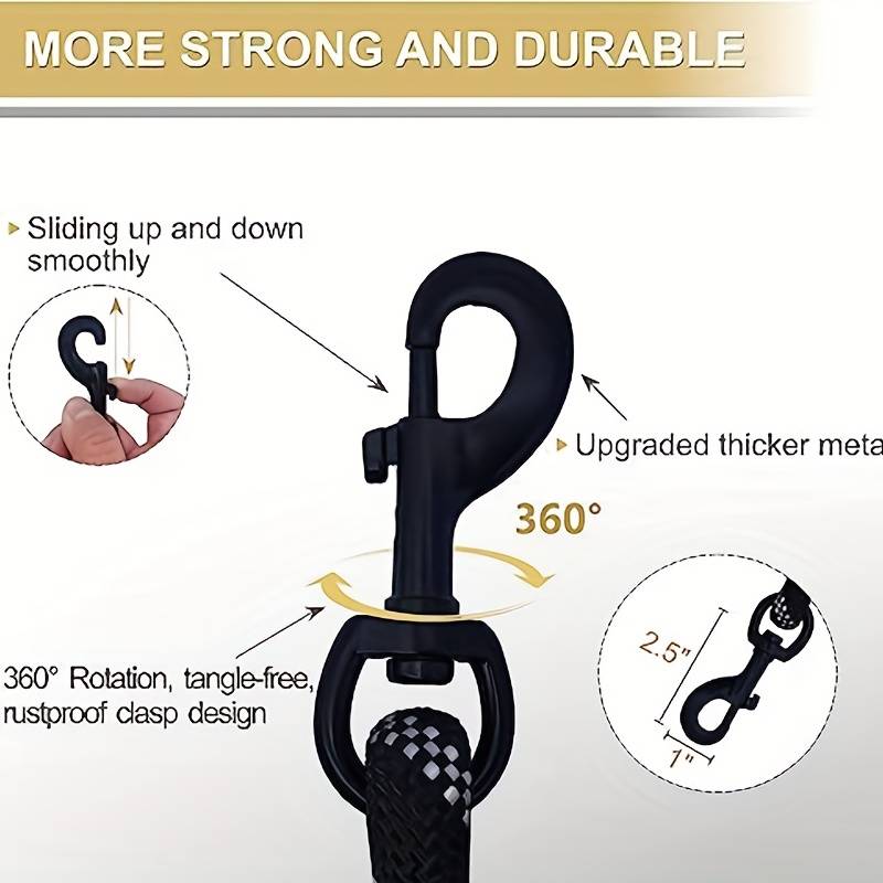 Pet Rope Dog Leash 6ft long,Tr - Retractable Dog Leash บทวิจารณ์และราคา