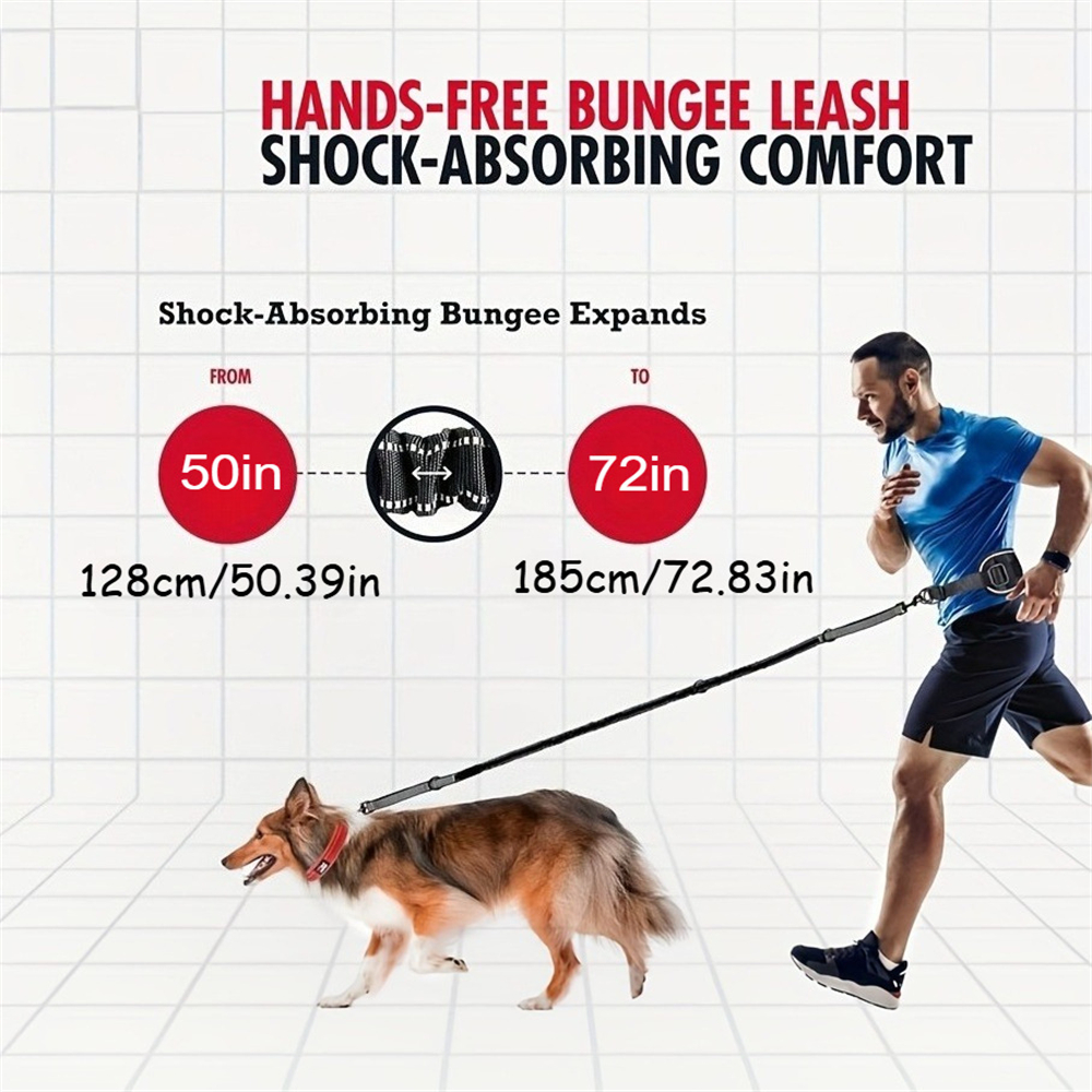 Hands Free Dog Leash Dog Waist - Retractable Dog Leash บทวิจารณ์และราคา